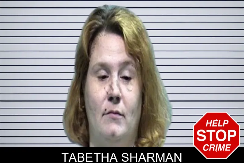Tabetha Sharman mugshot