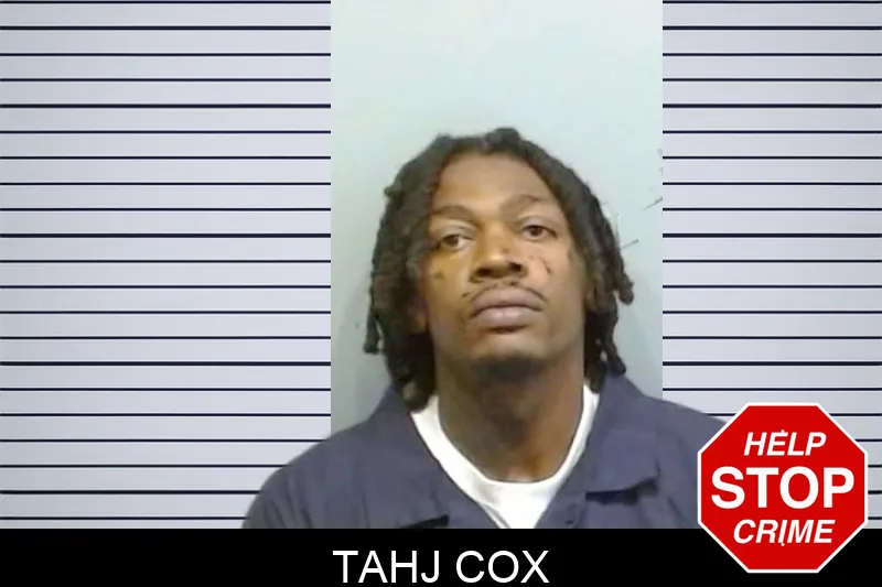 Tahj Cox mugshot