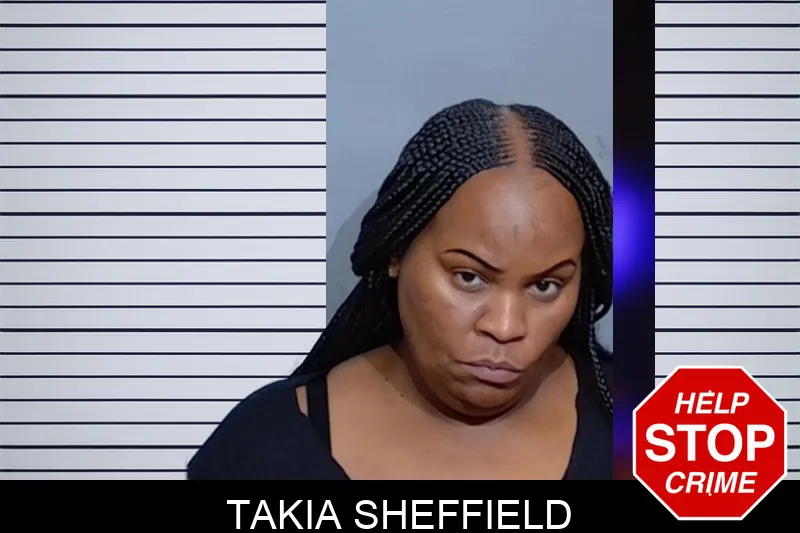 Takia Sheffield mugshot