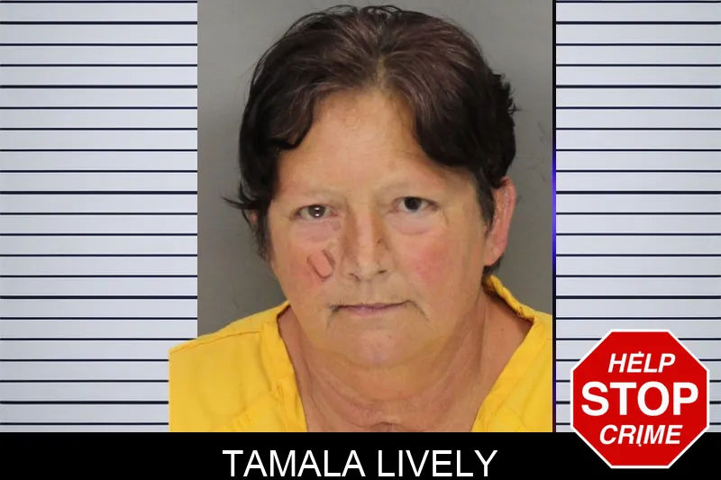 Tamala Lively mugshot