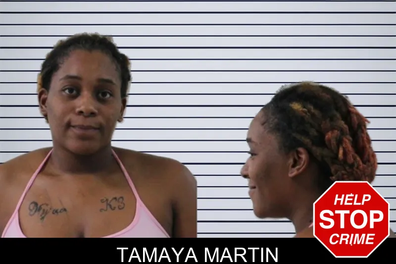 Tamaya Martin mugshot