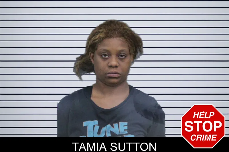 Tamia Sutton mugshot