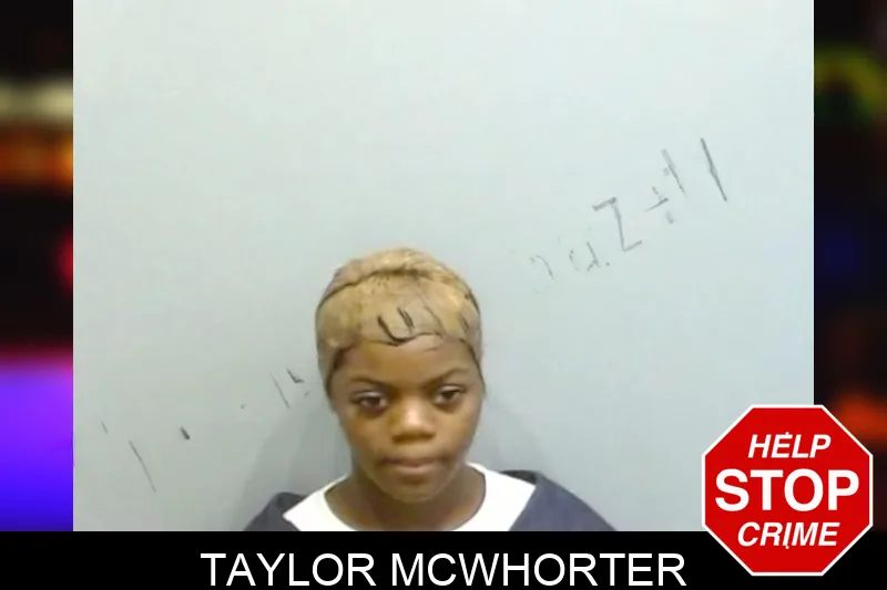 Taylor McWhorter mugshot