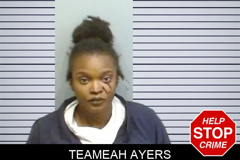 Teameah Ayers mugshot