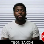 Teon Saxon mugshot