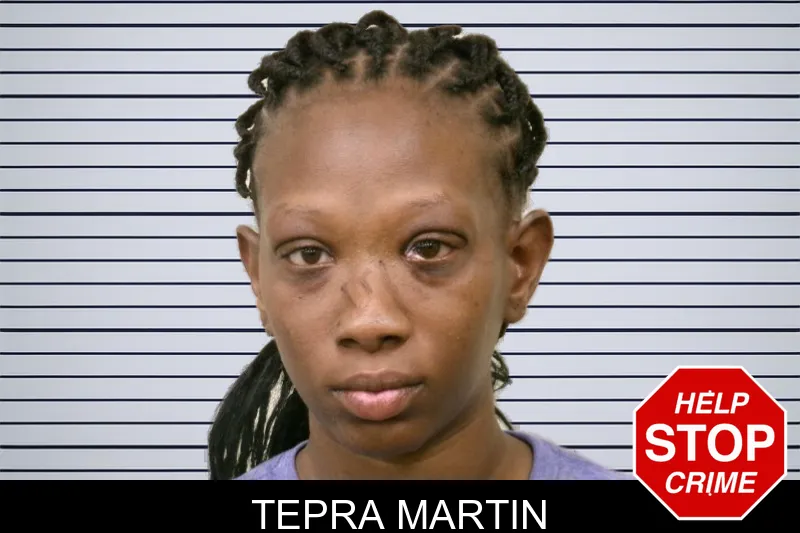 Tepra Martin mugshot