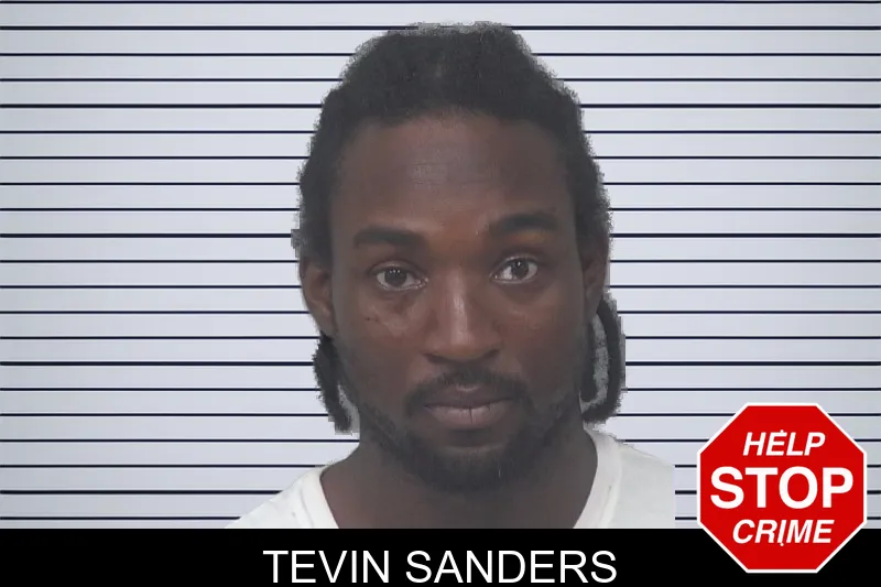 Tevin Sanders mugshot