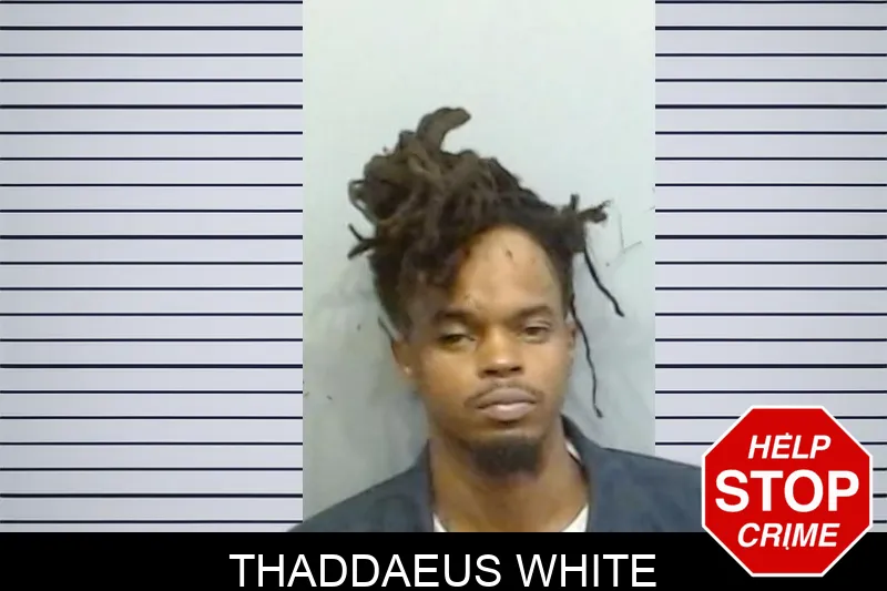 Thaddaeus White mugshot