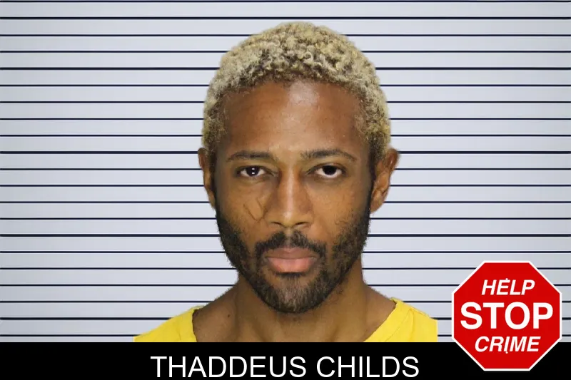 Thaddeus Childs mugshot