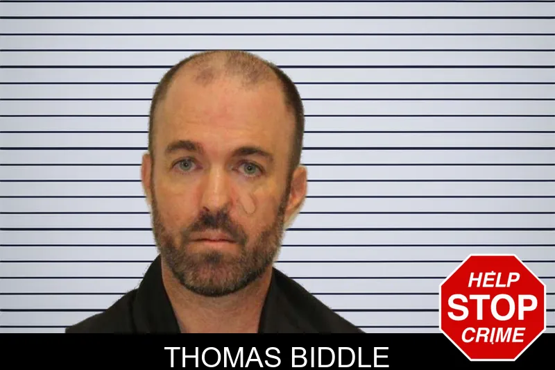 Thomas Biddle mugshot