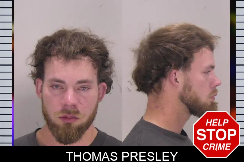 Thomas Presley mugshot