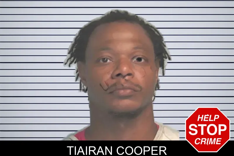 Tiairan Cooper mugshot