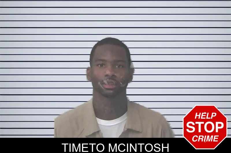 Timeto McIntosh mugshot