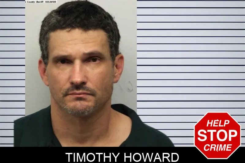 Timothy Howard mugshot