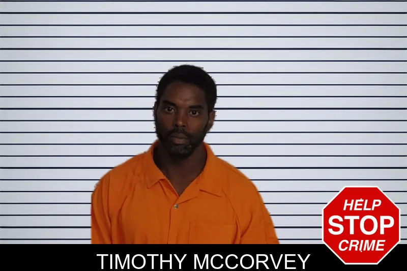 Timothy McCorvey mugshot