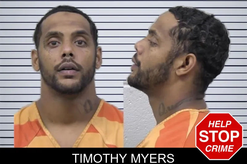 Timothy Myers mugshot