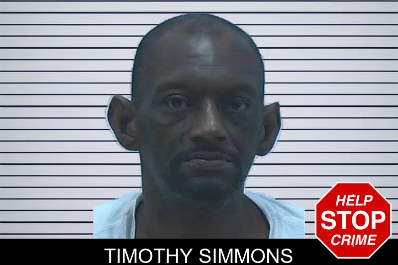 Timothy Simmons mugshot