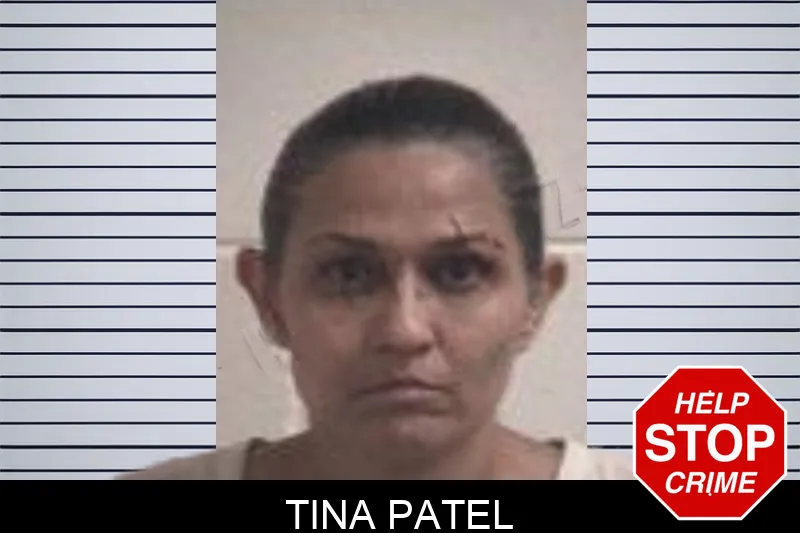 Tina Patel mugshot