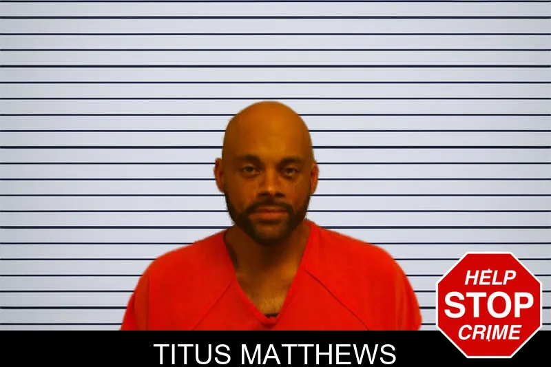 Titus Matthews mugshot