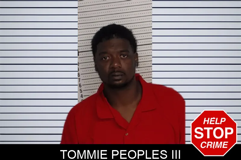 Tommie Peoples III mugshot