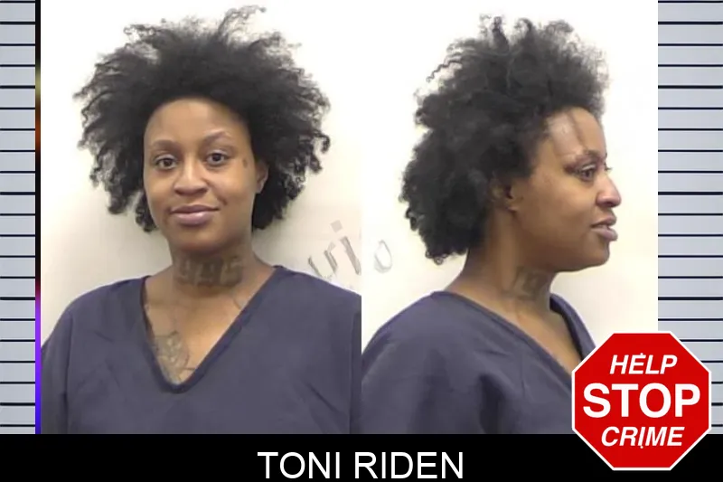 Toni Riden mugshot