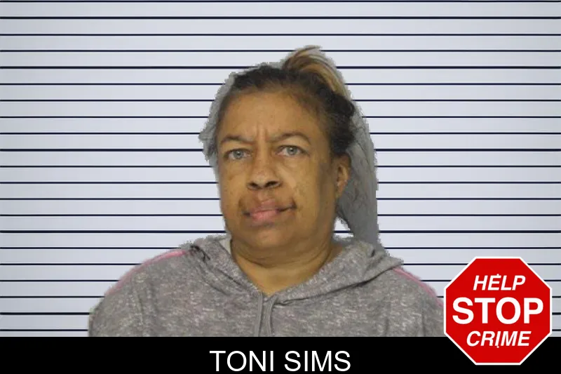 Toni Sims mugshot