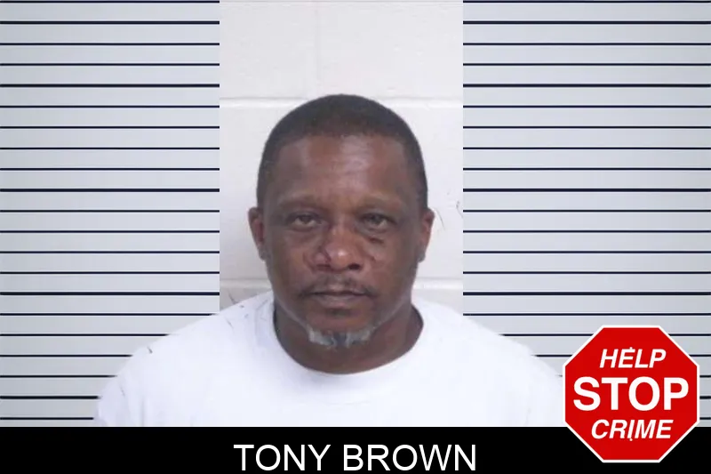 Tony Brown mugshot