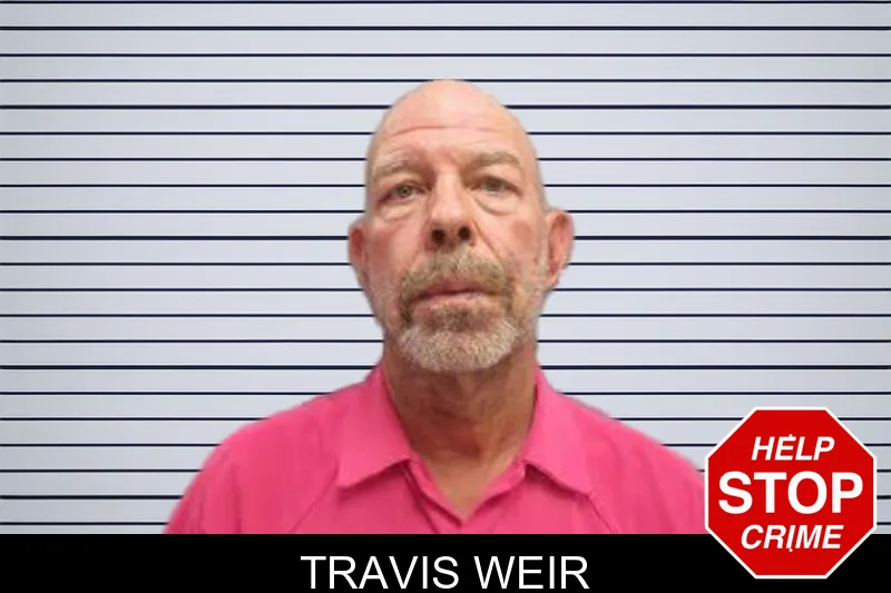 Travis Weir mugshot