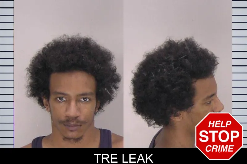 Tre Leak mugshot