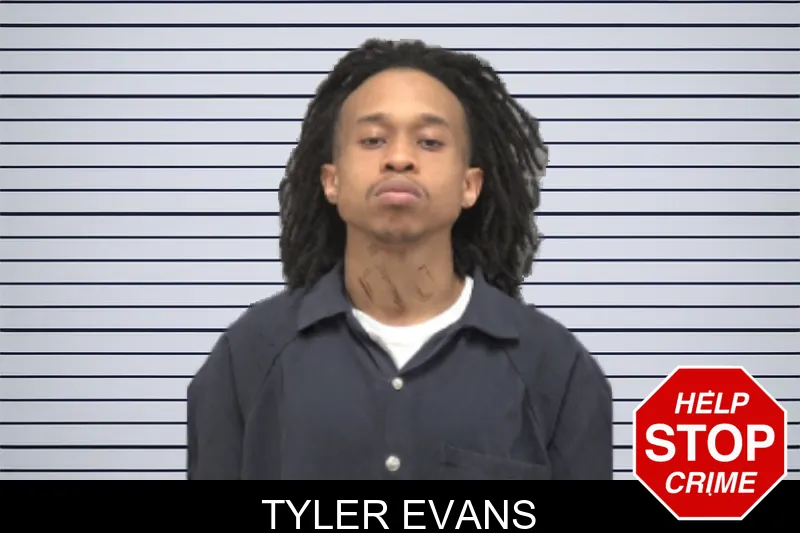 Tyler Evans mugshot