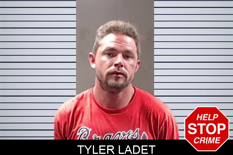 Tyler Ladet mugshot