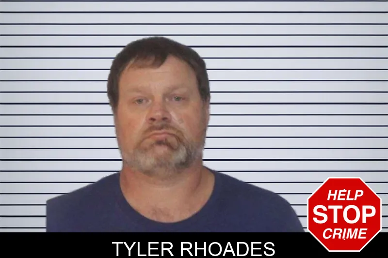 Tyler Rhoades mugshot