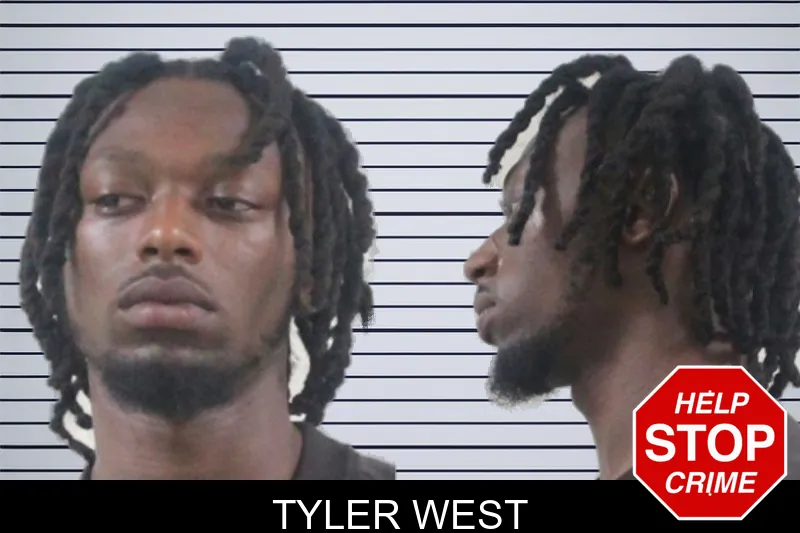 Tyler West mugshot