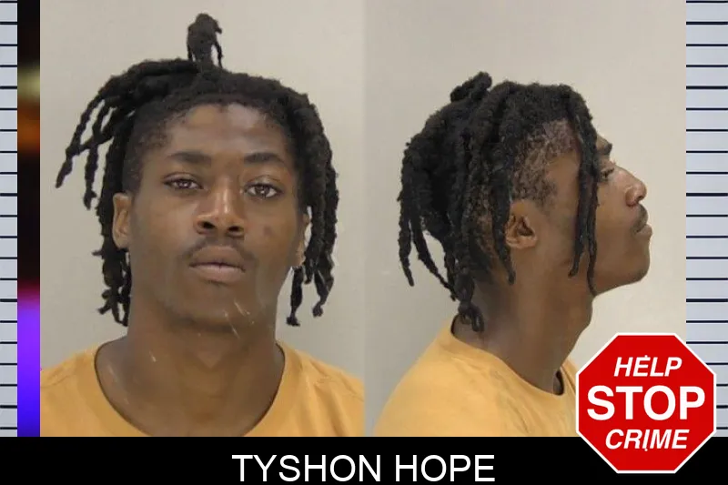 Tyshon Hope mugshot