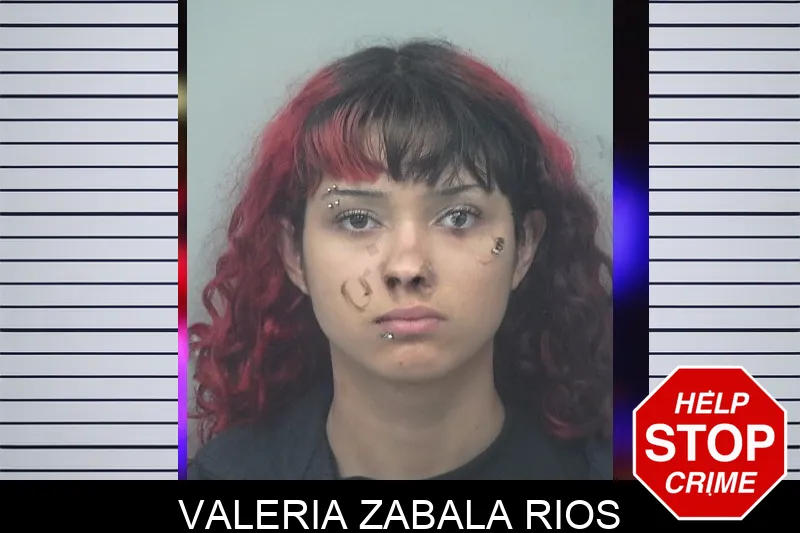Valeria Zabala Rios mugshot