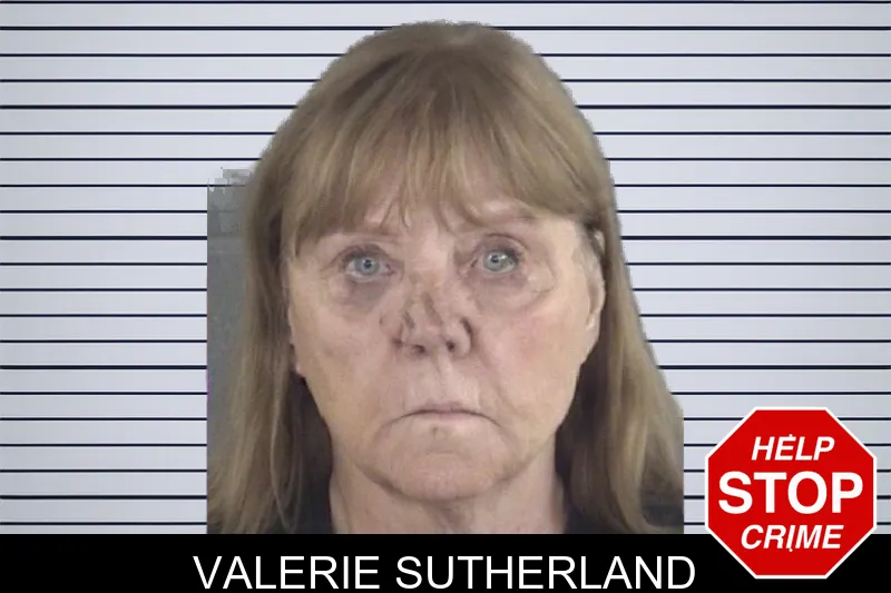 Valerie Sutherland mugshot