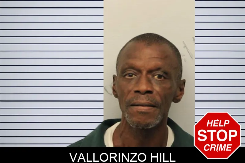 Vallorinzo Hill mugshot