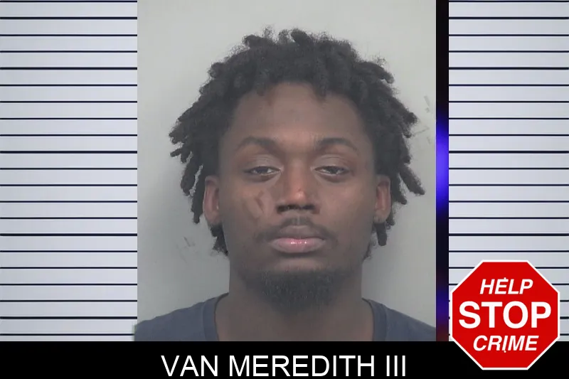 Van Meredith III mugshot