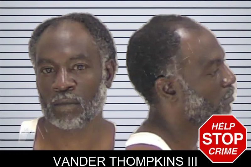 Vander Thompkins III mugshot
