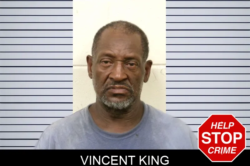 Vincent King mugshot