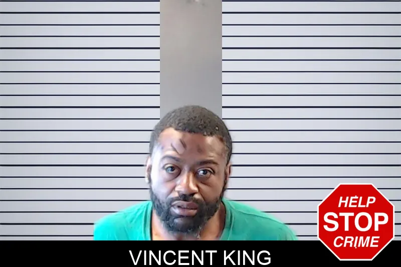 Vincent King mugshot