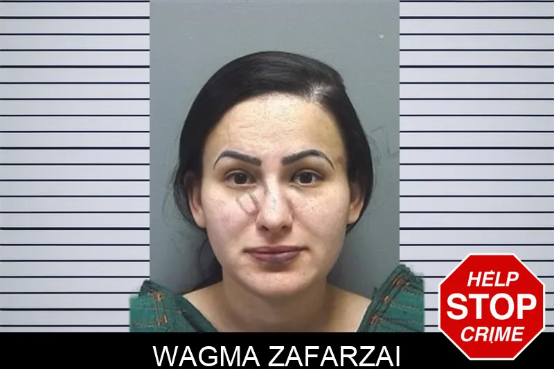 Wagma Zafarzai mugshot