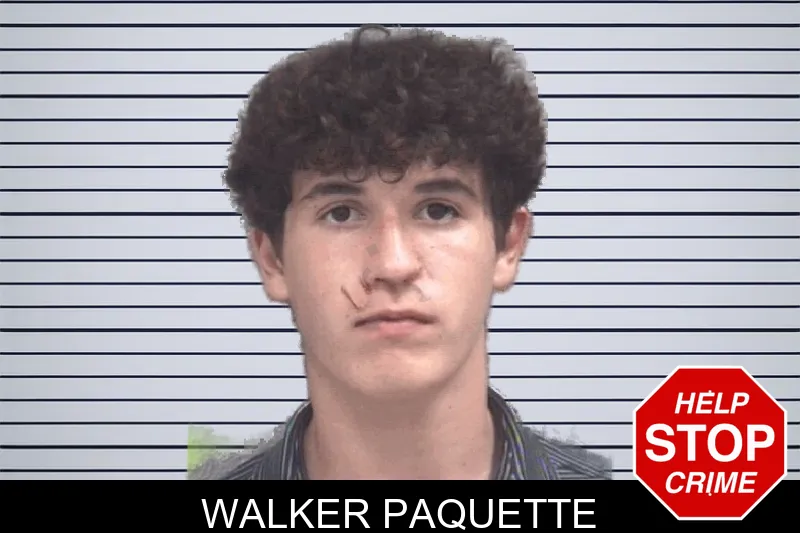 Walker Paquette mugshot