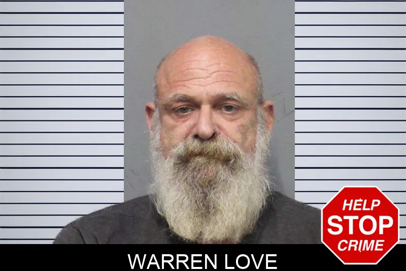 Warren Love mugshot