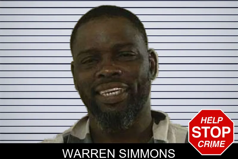 Warren Simmons mugshot