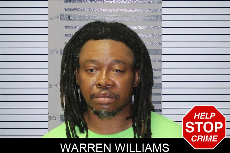 Warren Williams mugshot
