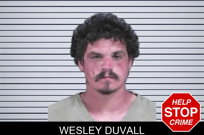 Wesley Duvall mugshot
