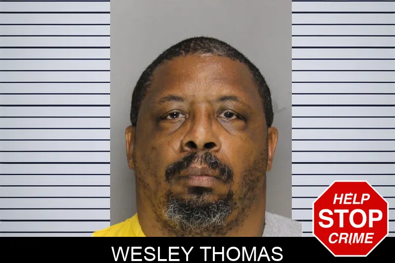 Wesley Thomas mugshot