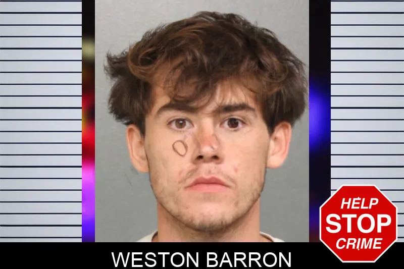 Weston Barron mugshot