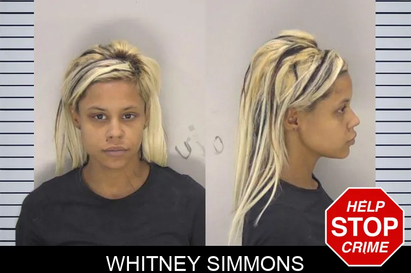 Whitney Simmons mugshot